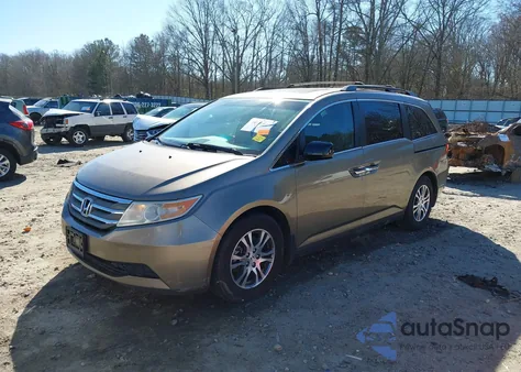 2012 Honda Odyssey Ex-L из США, поврежденный, VIN 5FNRL5H63CB071932